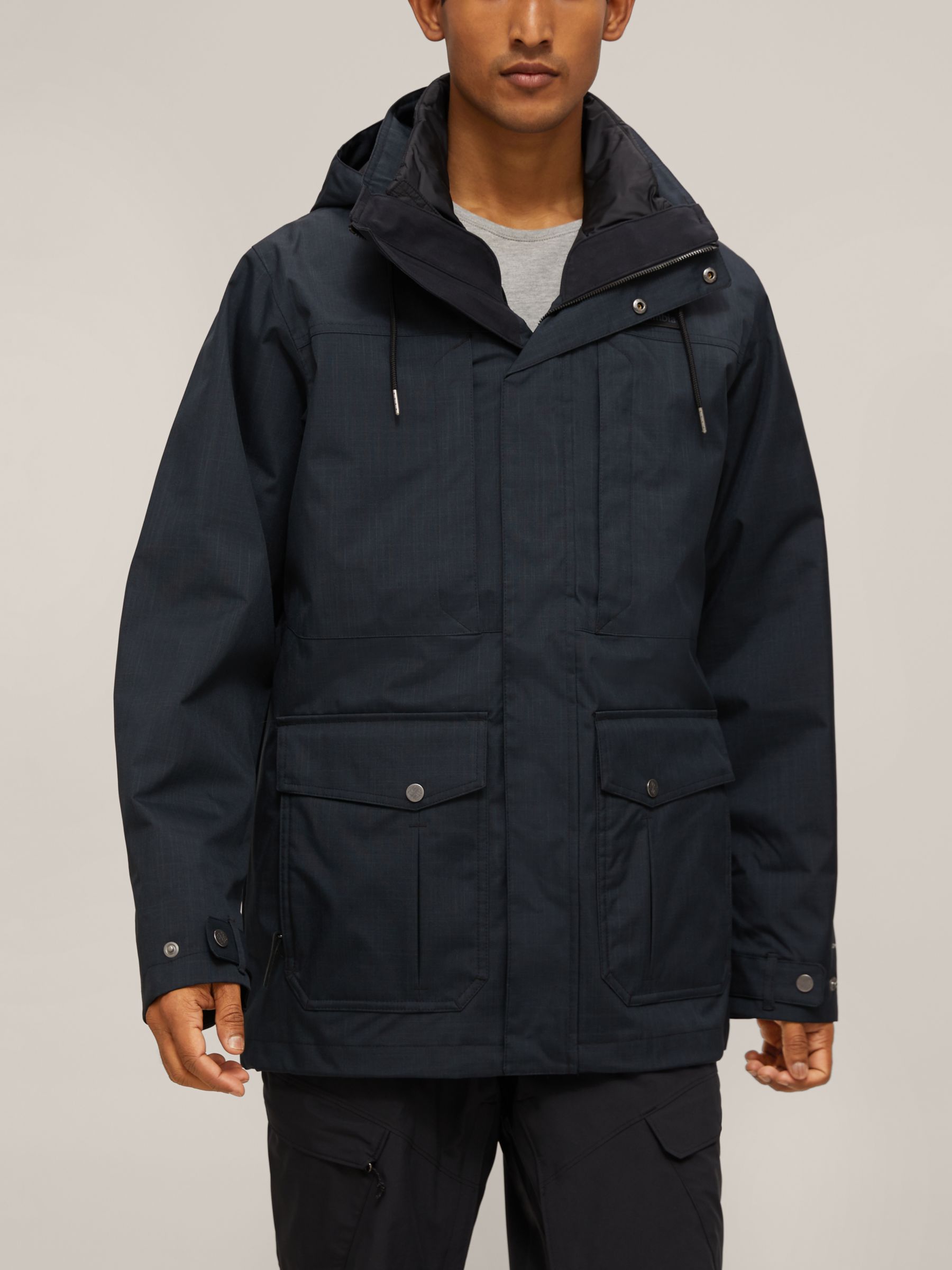Columbia Horizons Pine™ Interchange Men's Waterproof Jacket, Black at ...