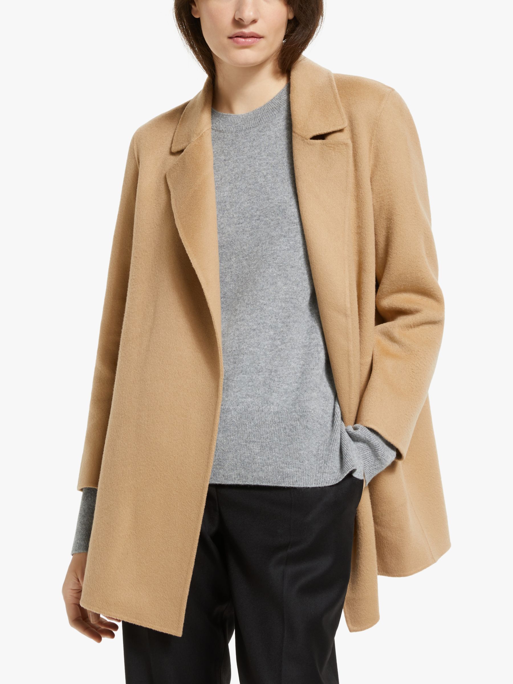 Theory Clairene Double-Face Wool / Cashmere Jacket, Palomino