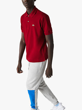 Lacoste L.12.12 Classic Regular Fit Short Sleeve Polo Shirt, Red
