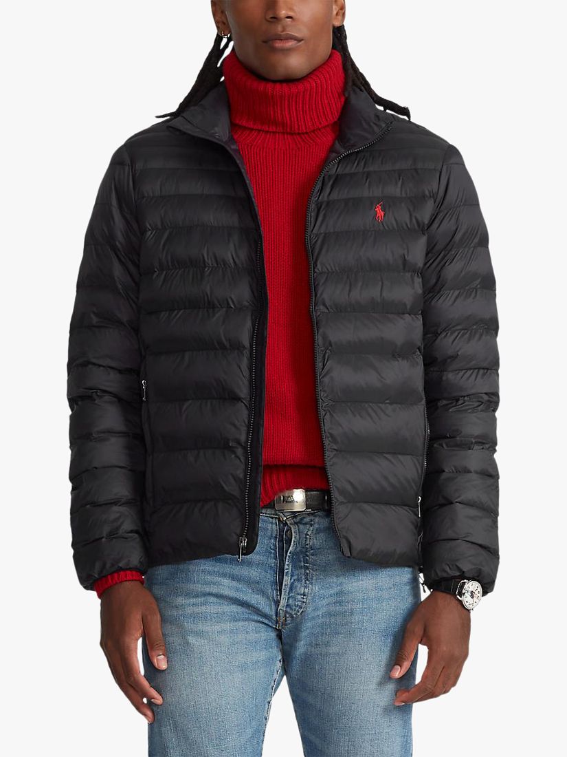 Packable Down Jacket, Polo Black 