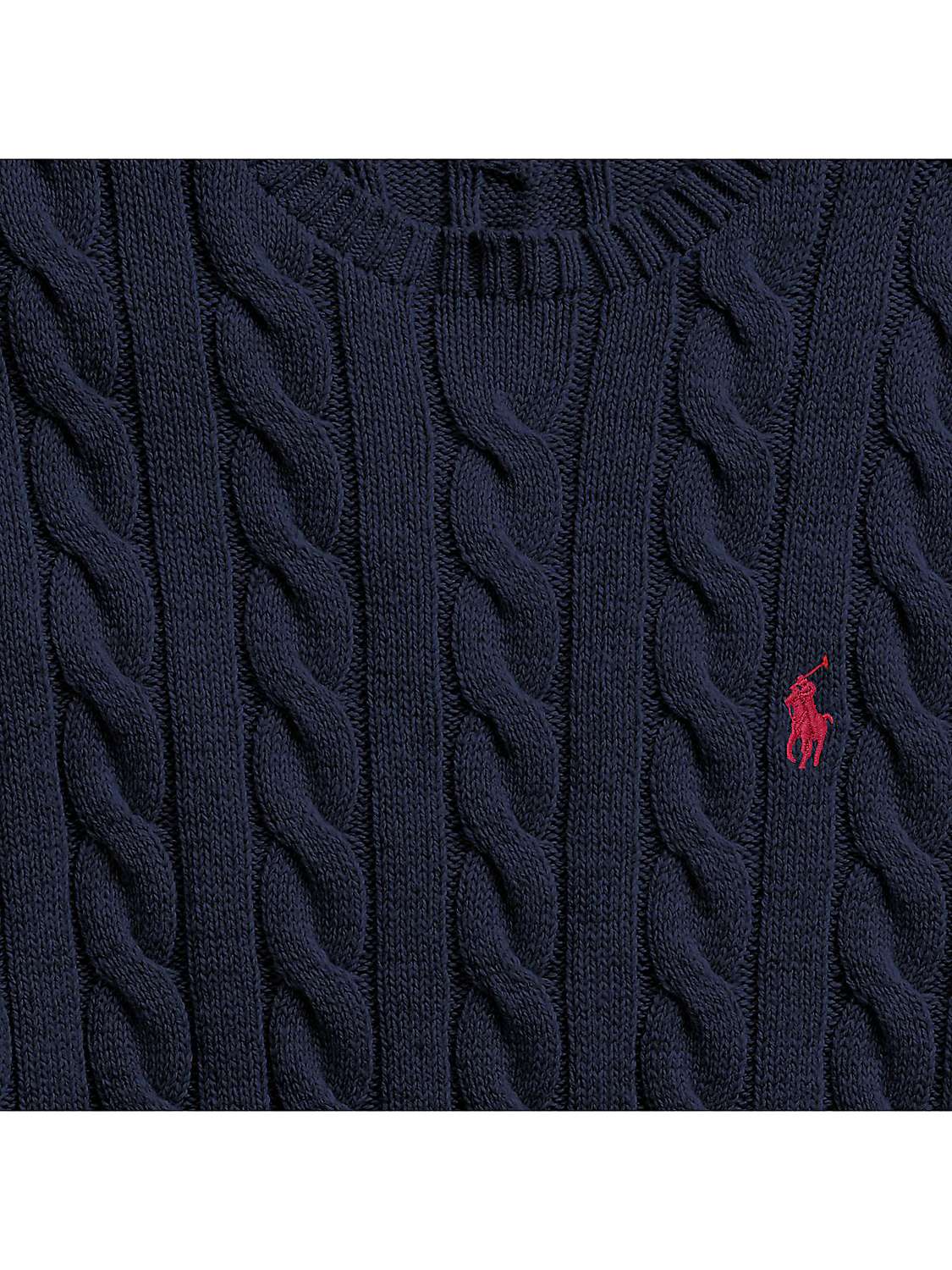 Buy Polo Ralph Lauren Cotton Cable Knit Jumper Online at johnlewis.com