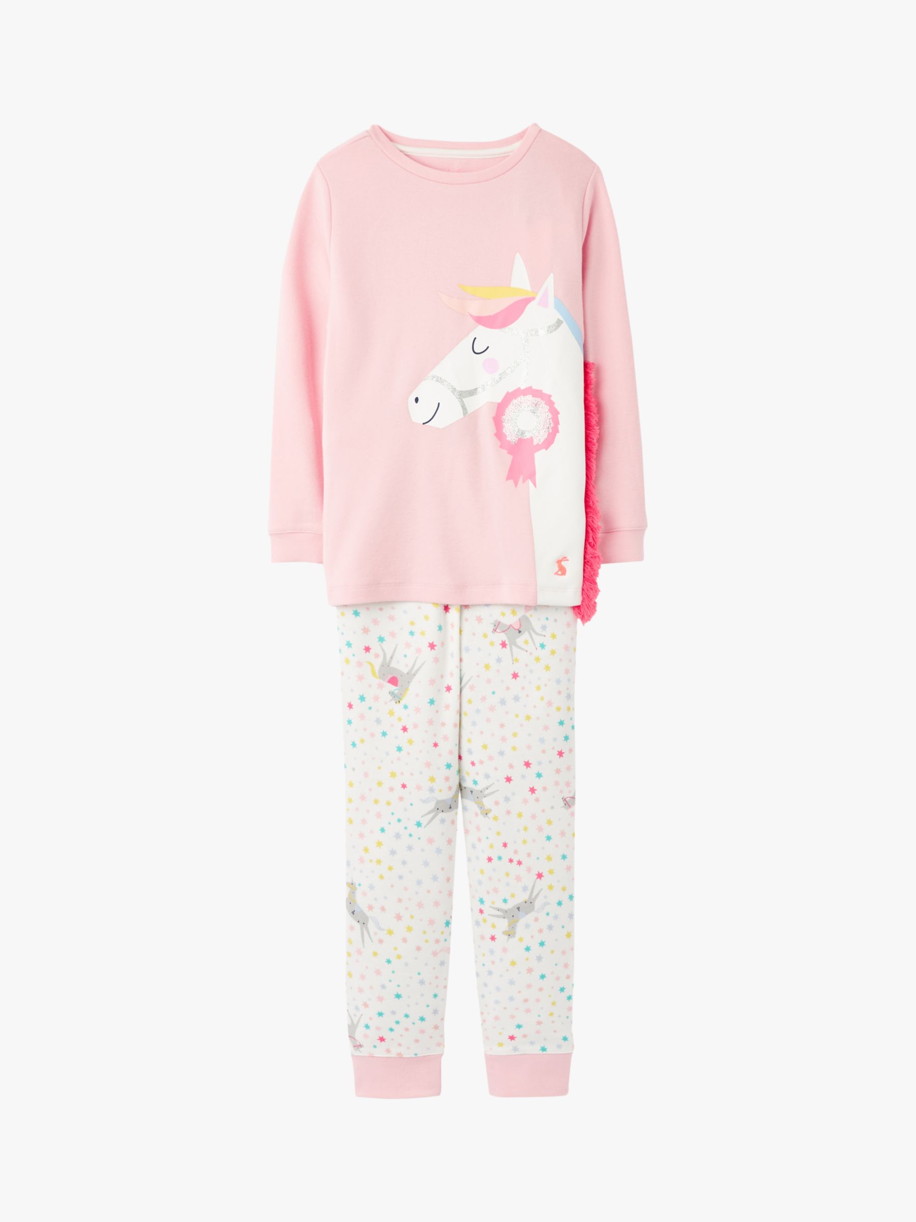 Little Joule Girls' Sleepwell Horse Print Pyjamas, Pink at John Lewis ...