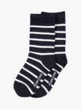 Polarn O. Pyret Children's Stripe Socks, Pack of 2, Blue