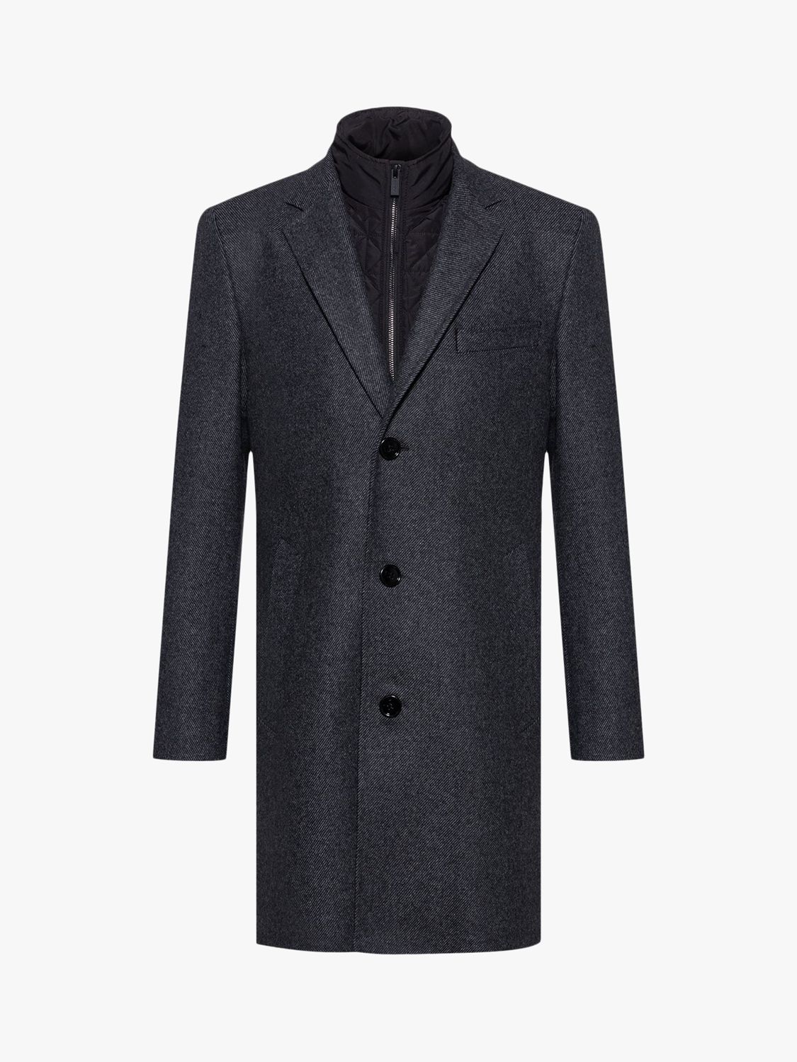 hugo boss mens wool overcoat