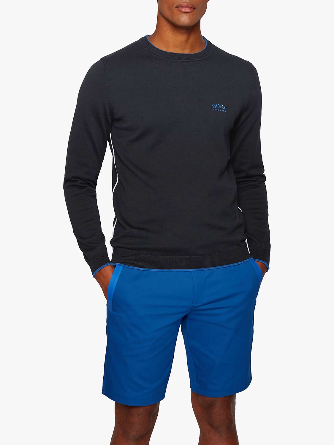 Buy BOSS Riston Contrast Piping Jumper Online at johnlewis.com