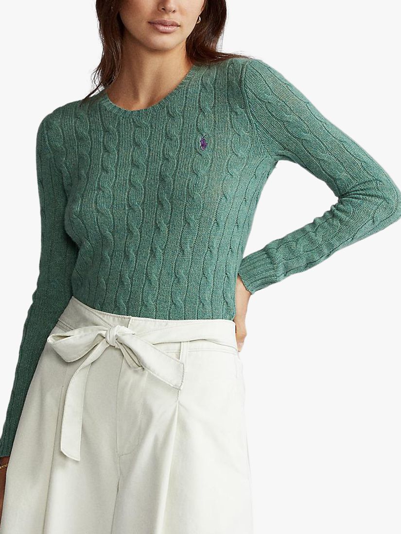 Polo Ralph Lauren Julianna Classic Long Sleeve Sweater, Green