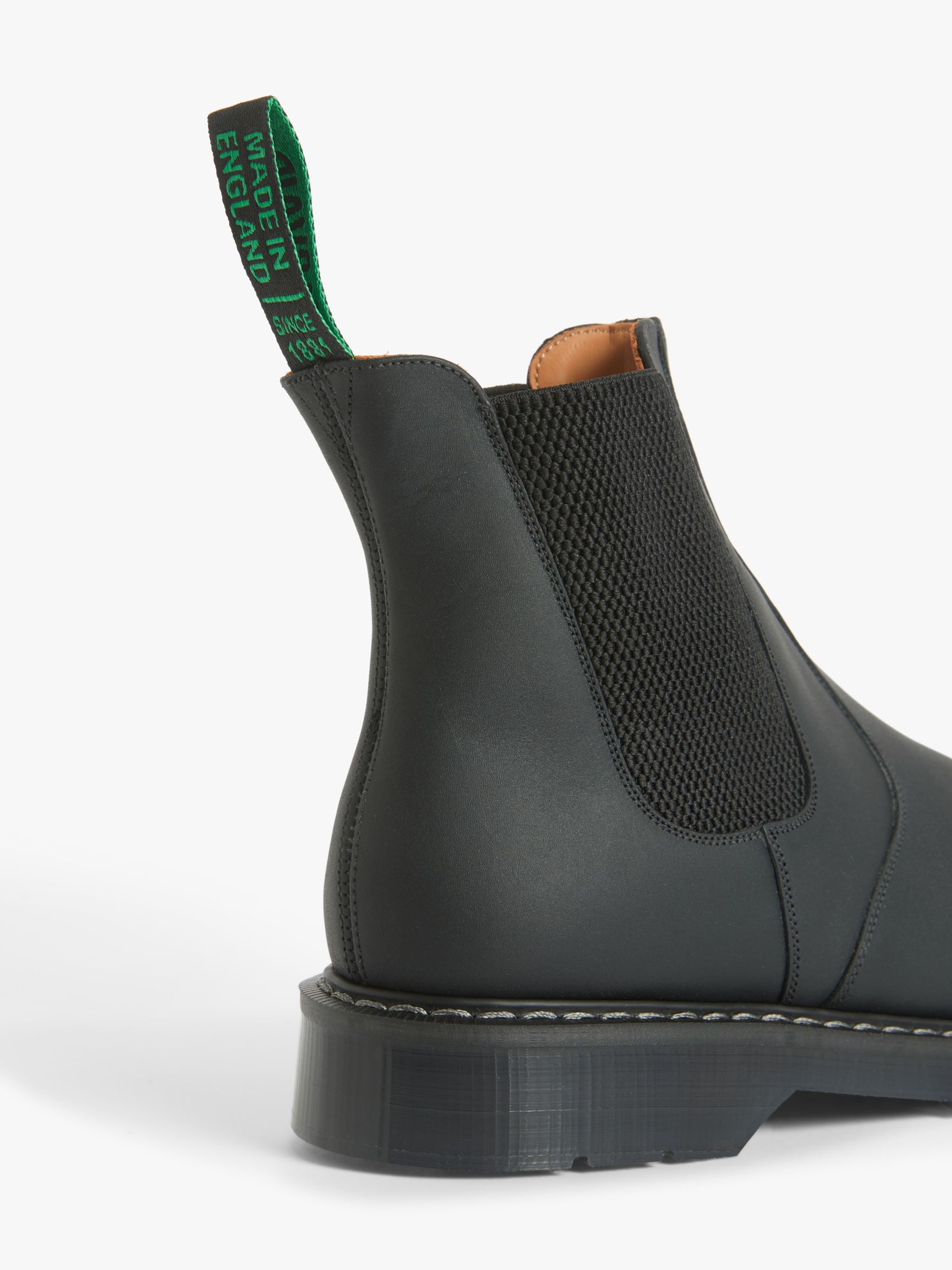 Solovair Made in England Chelsea Boots, Black at John Lewis & Partners