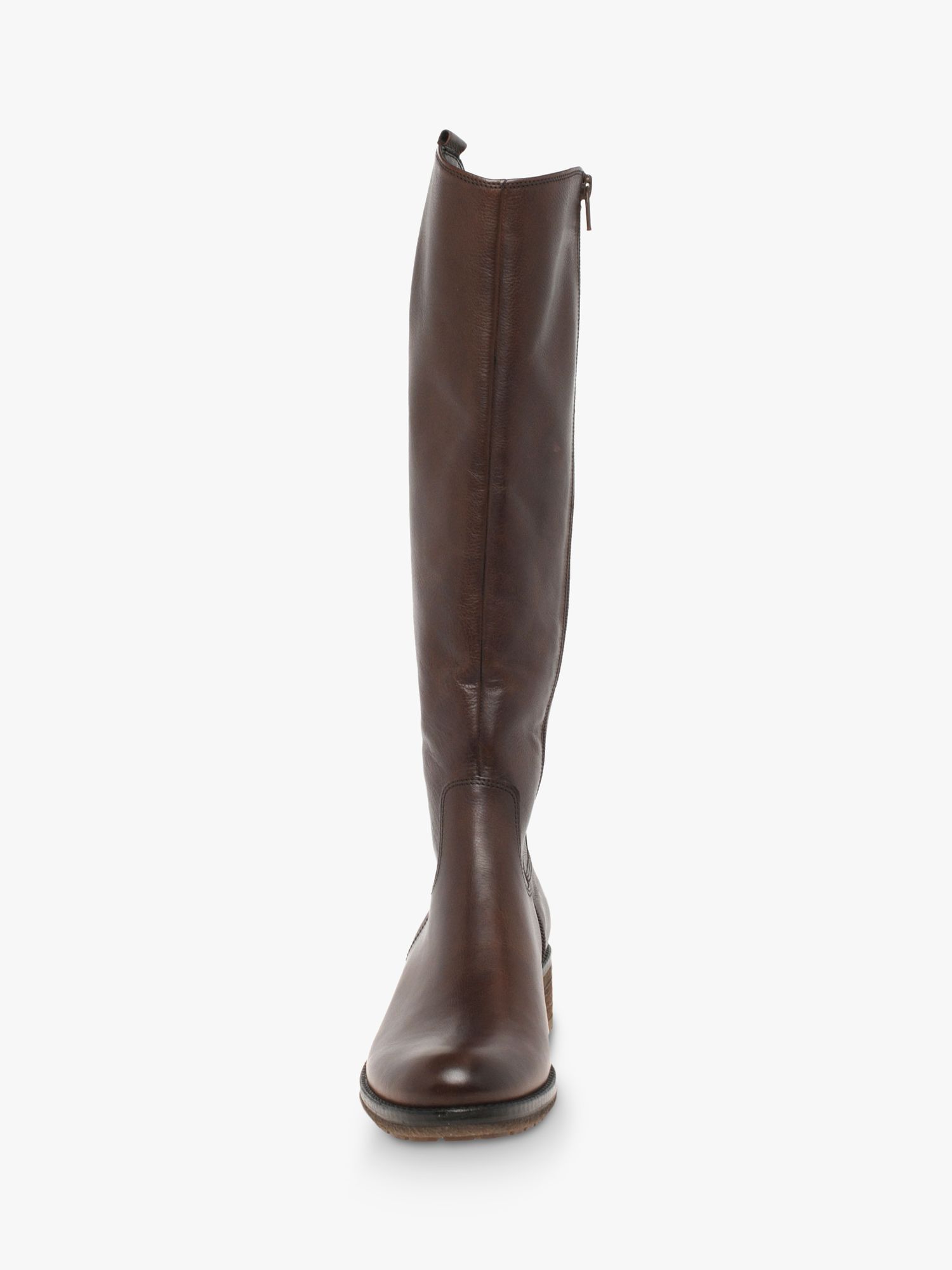 Gabor Shields Slim Fit Leather Riding Boots, Tan