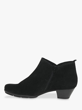 Gabor Trudy Suede Boots, Black at John Lewis & Partners