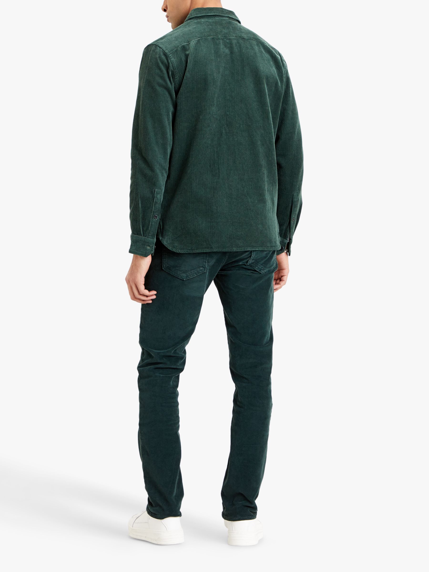 levis green cord shirt