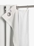 John Lewis ANYDAY Pair Blackout Pencil Pleat & Eyelet Curtain Lining, Natural