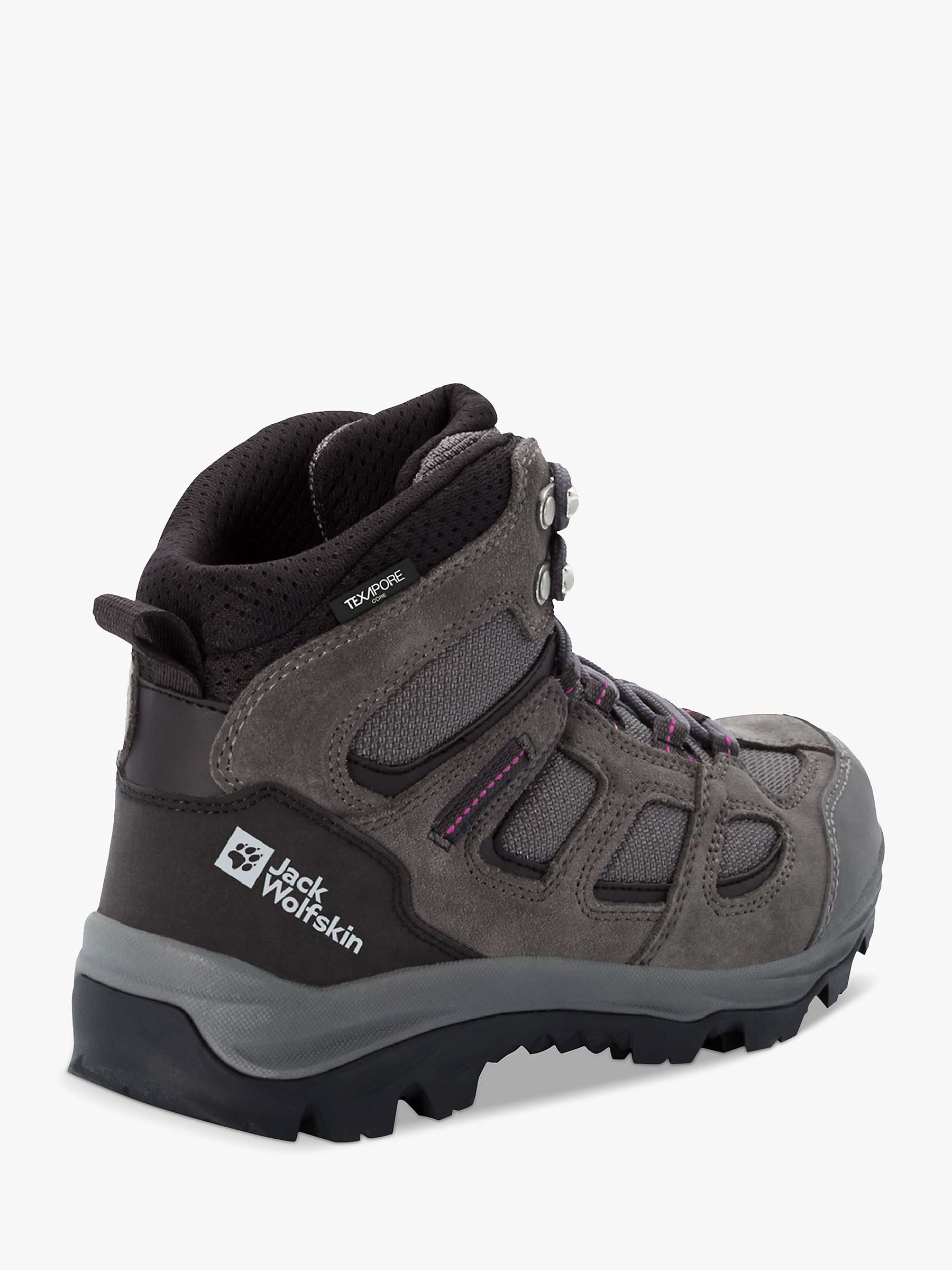 Buy Jack Wolfskin Vojo 3 Texapore Women's Waterproof Walking Boots, Tarmac Grey/Pink Online at johnlewis.com