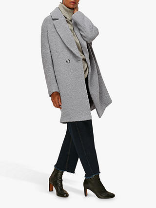 Whistles Boucle Textured Coat
