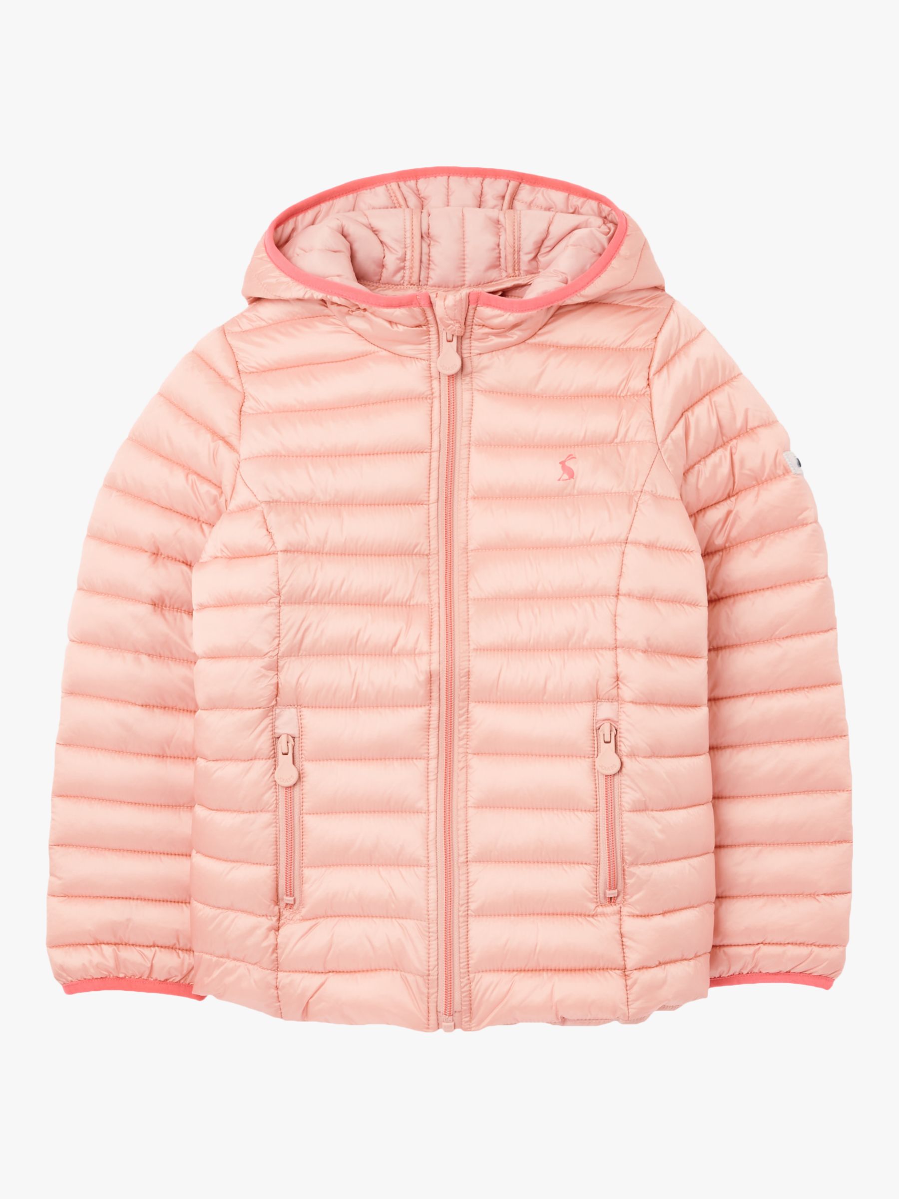 Little Joule Kids' Kinnaird Padded Jacket, Light Pink