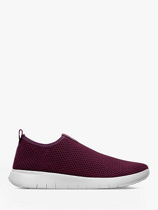 FitFlop Airmesh Slip-On Trainers, Betroot