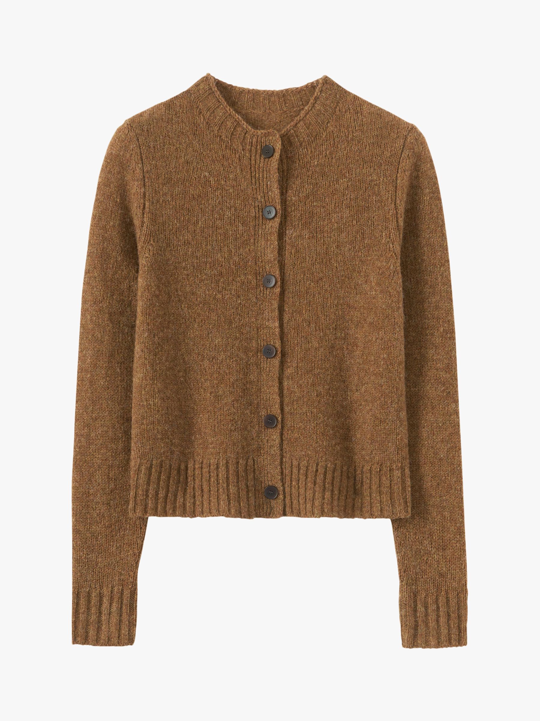 brown cardigan sweater