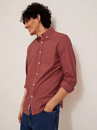 John Lewis Garment Dye Slim Fit Oxford Shirt