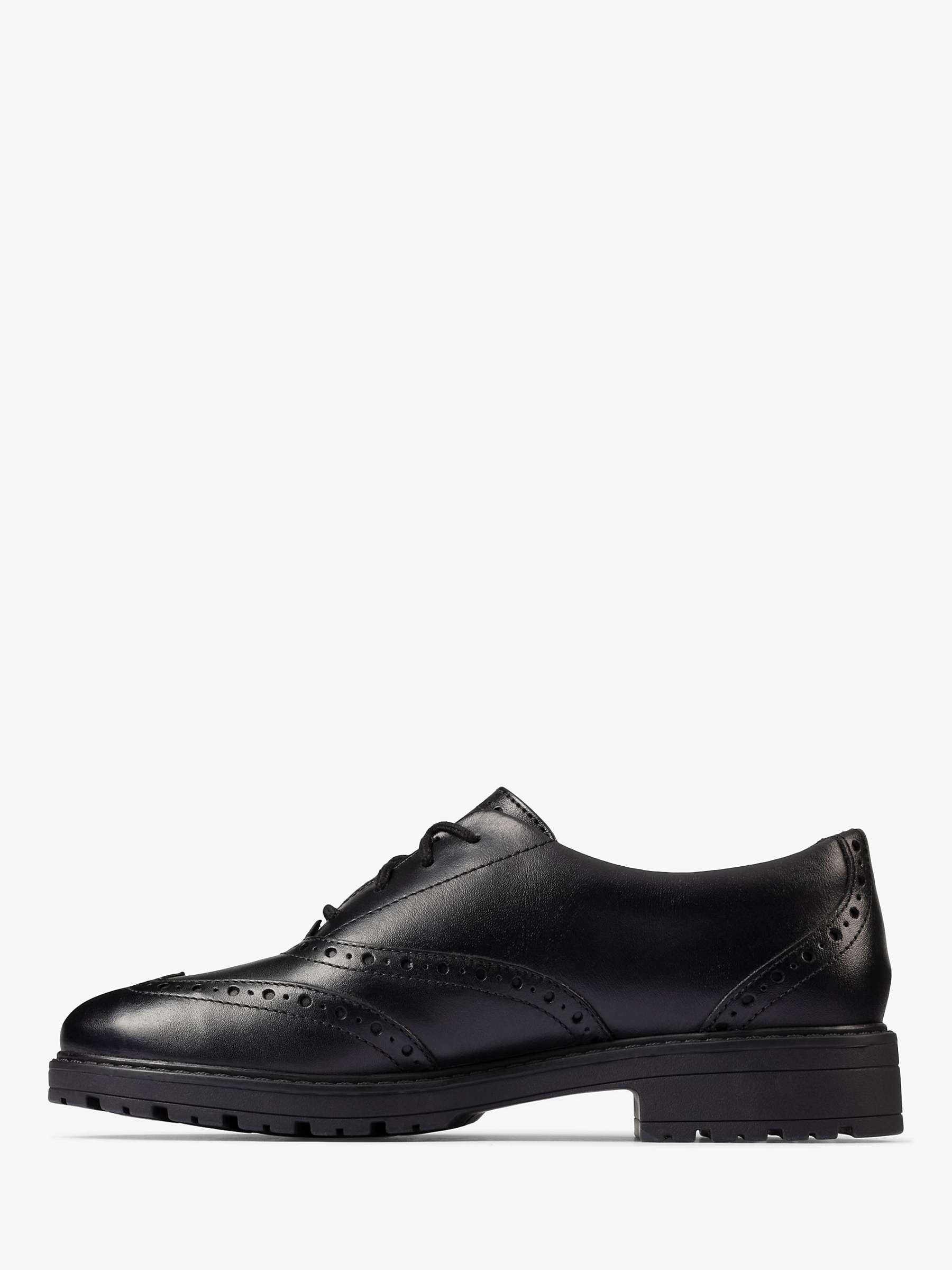 Clarks Boys Lace Up Formal Shoes Loxham Derby 