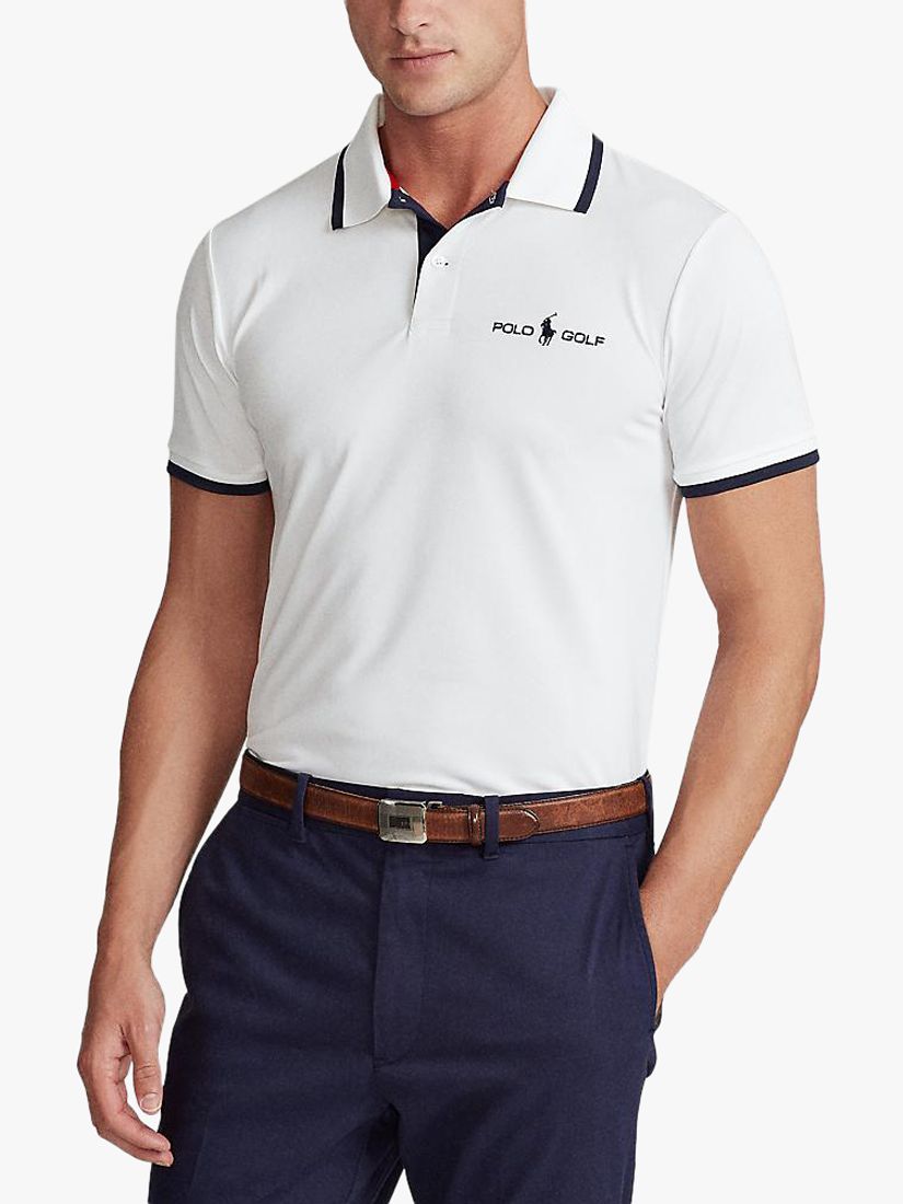 Polo Golf by Ralph Lauren Shirt Sleeve Polo Shirt, White