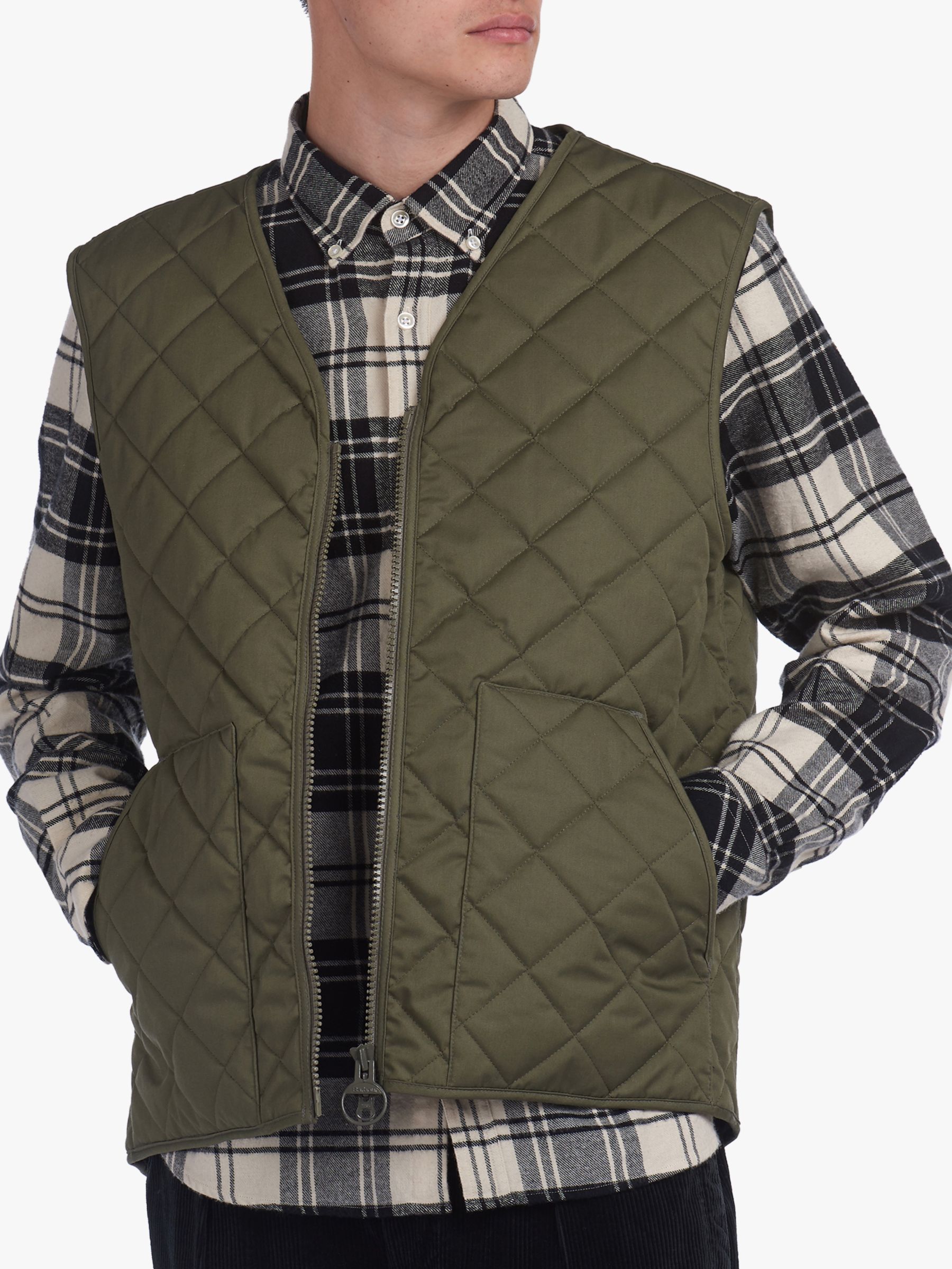 barbour quilted gilet