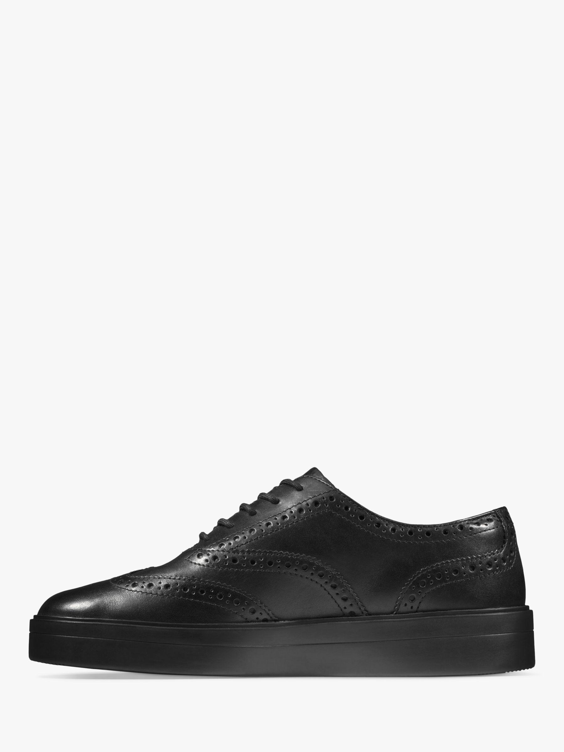 clarks black and white brogues