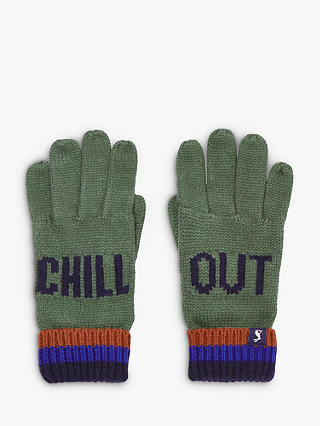 Little Joule Children's Eastbury Chill Out Gloves, Green