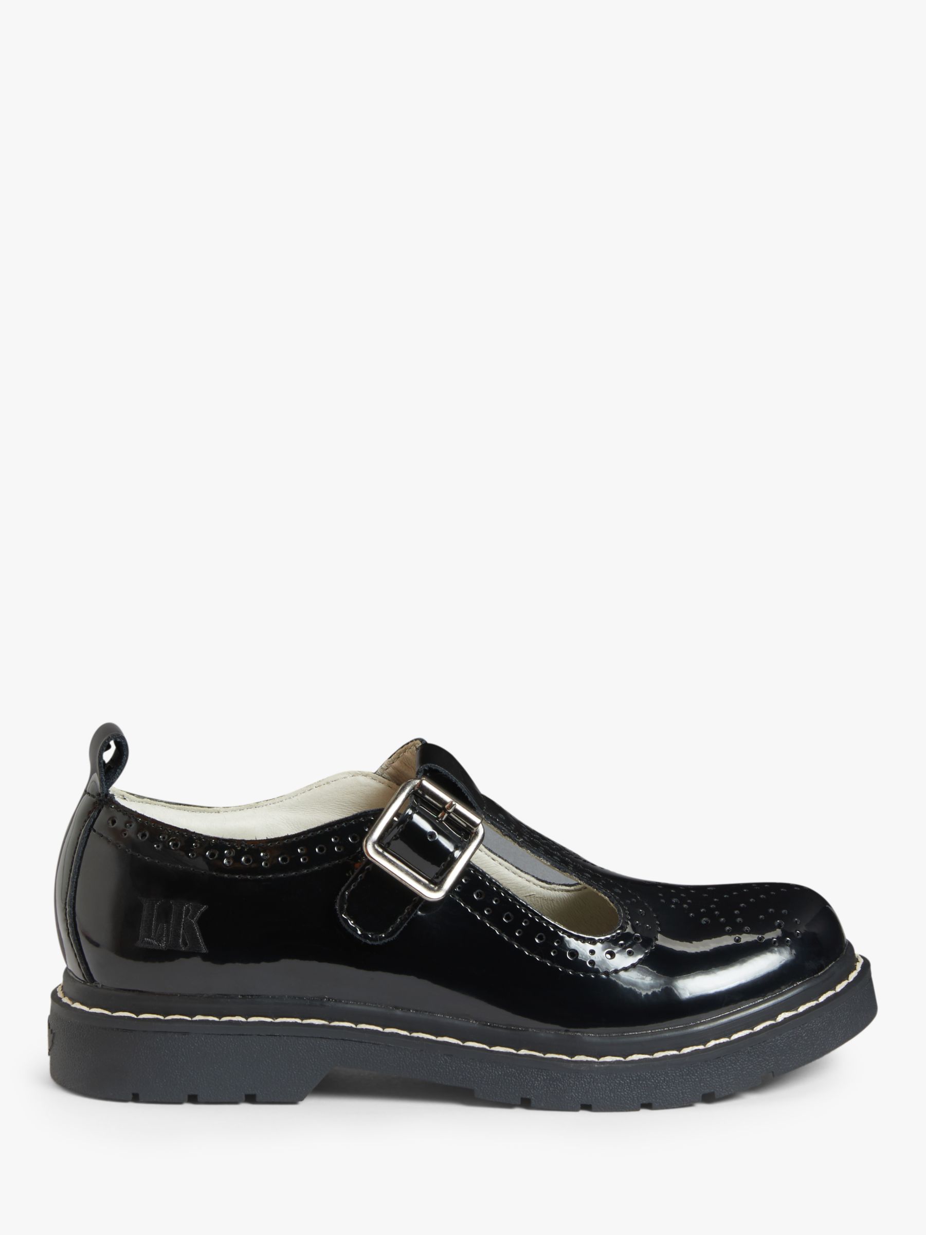 Lelli Kelly Children's Meryl Leather School Shoes, Black Patent at John ...