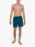 Speedo Vintage Leisure 14" Swim Shorts, Blue Bay