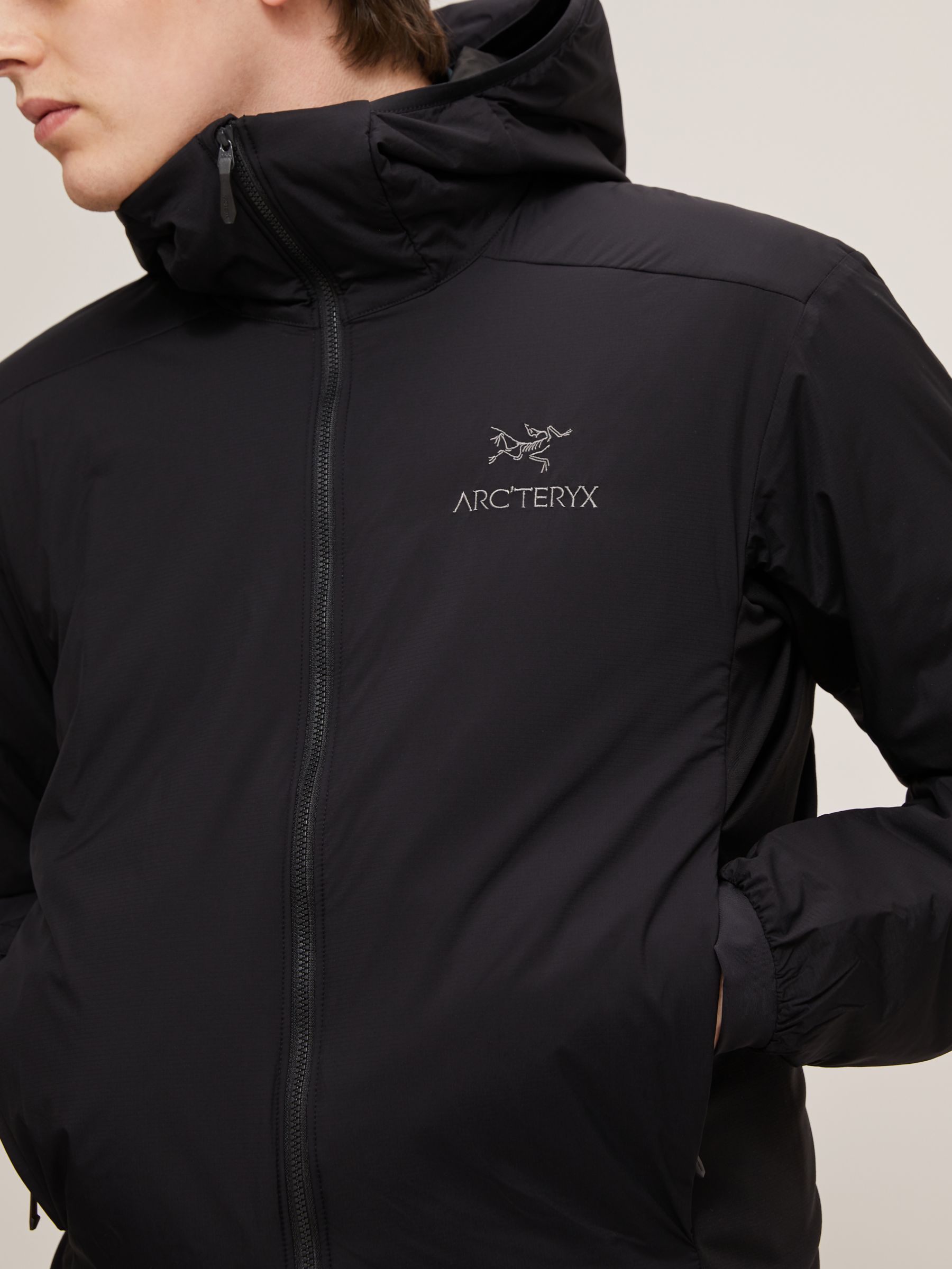 Arc'teryx Atom LT Men's Hooded Jacket, Black at John Lewis & Partners