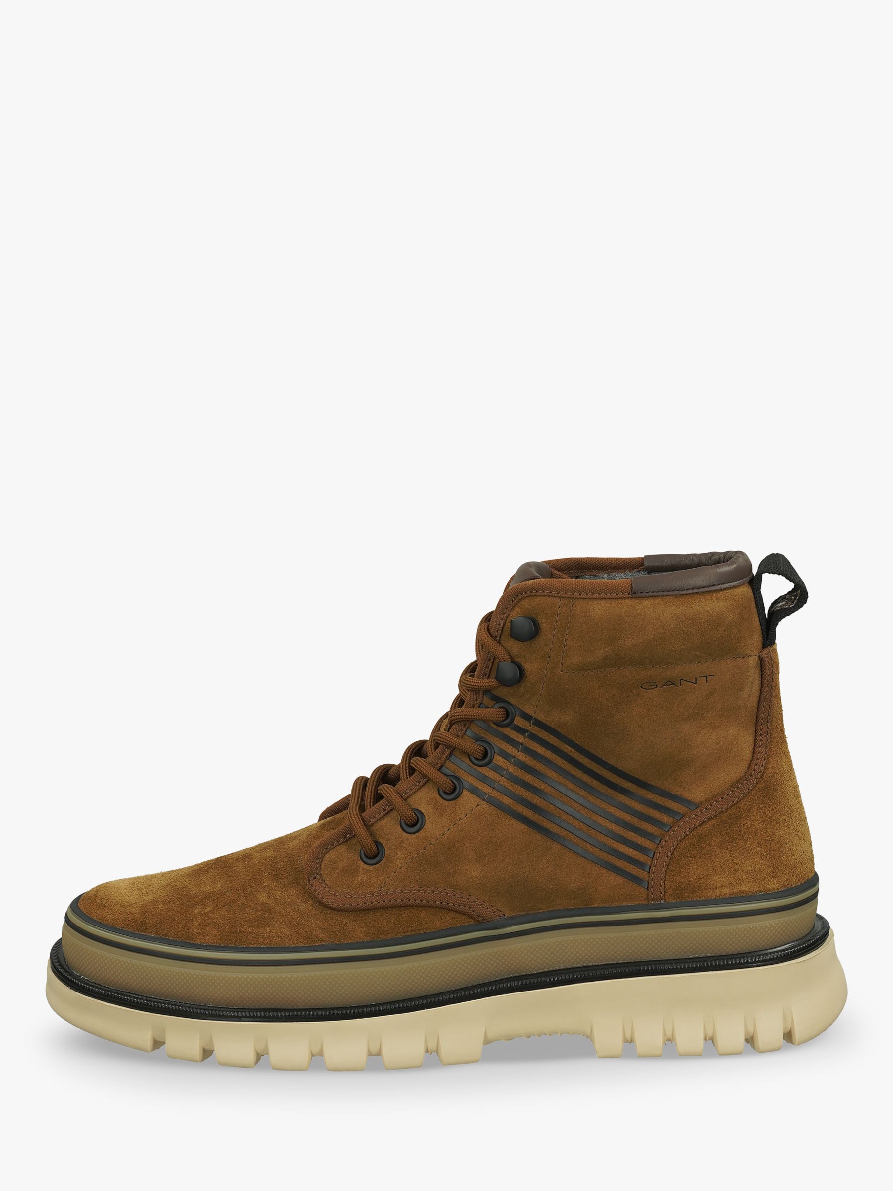 GANT Nebrada Suede Lace Up Boots, Tobacco Brown