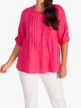 chesca Pintuck Blouse, Pink