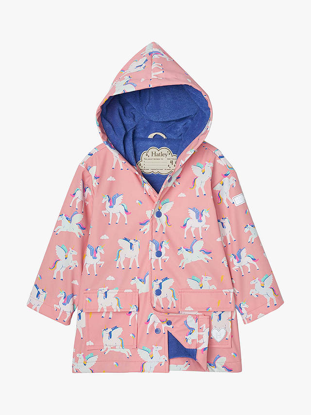 Toddler/Little Kids/Big Kids Little Kids Hatley Kids Girls Mystical Unicorns Raincoat Pink 5