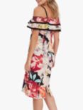 Gina Bacconi Amber Floral Print Scuba Dress, Multi