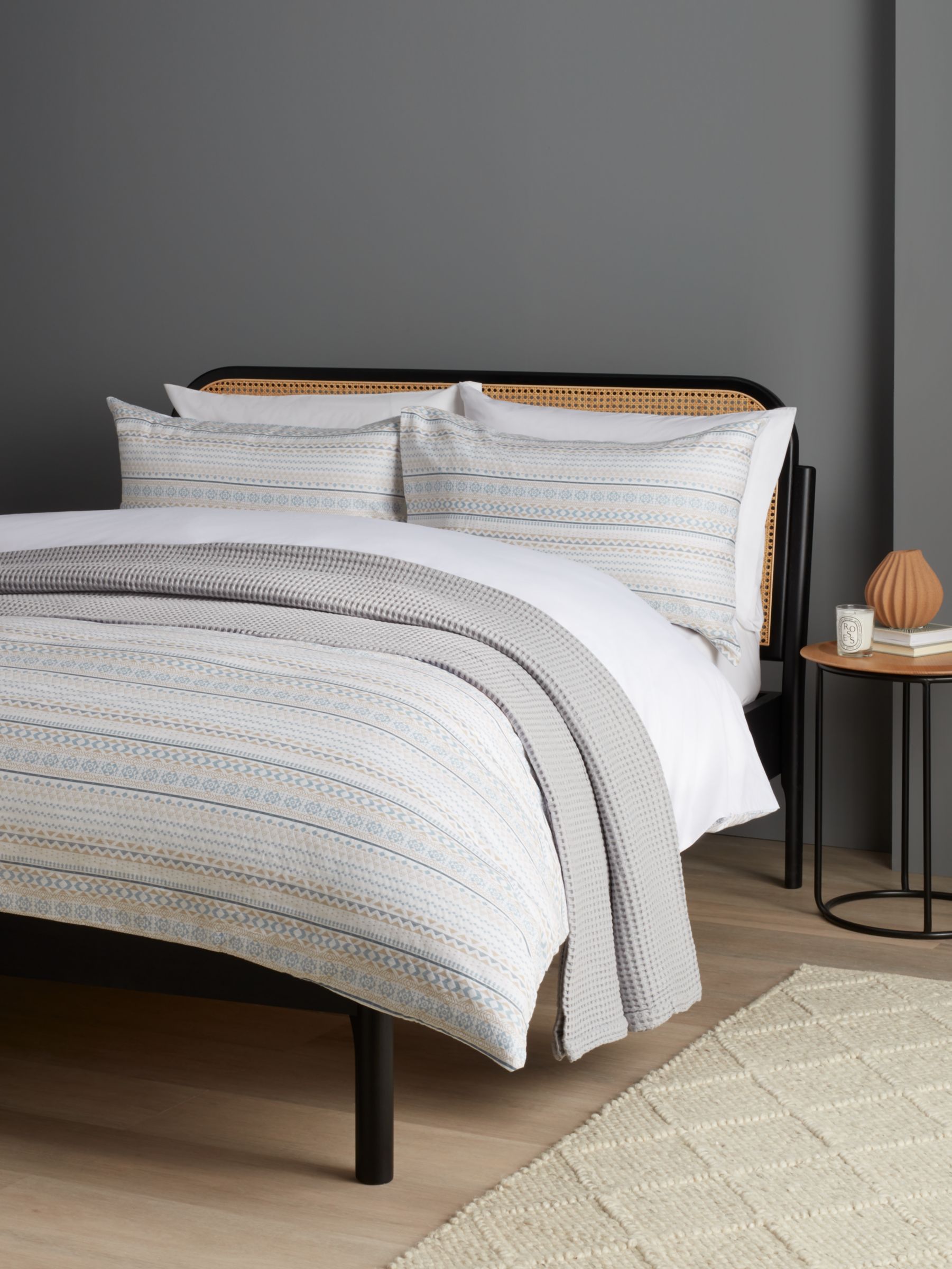 John Lewis & Partners Geo Stripe Duvet Cover Set