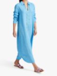 NRBY Chrissie Linen Maxi Dress, Turquoise