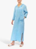 NRBY Sophie Linen Hooded Maxi Dress