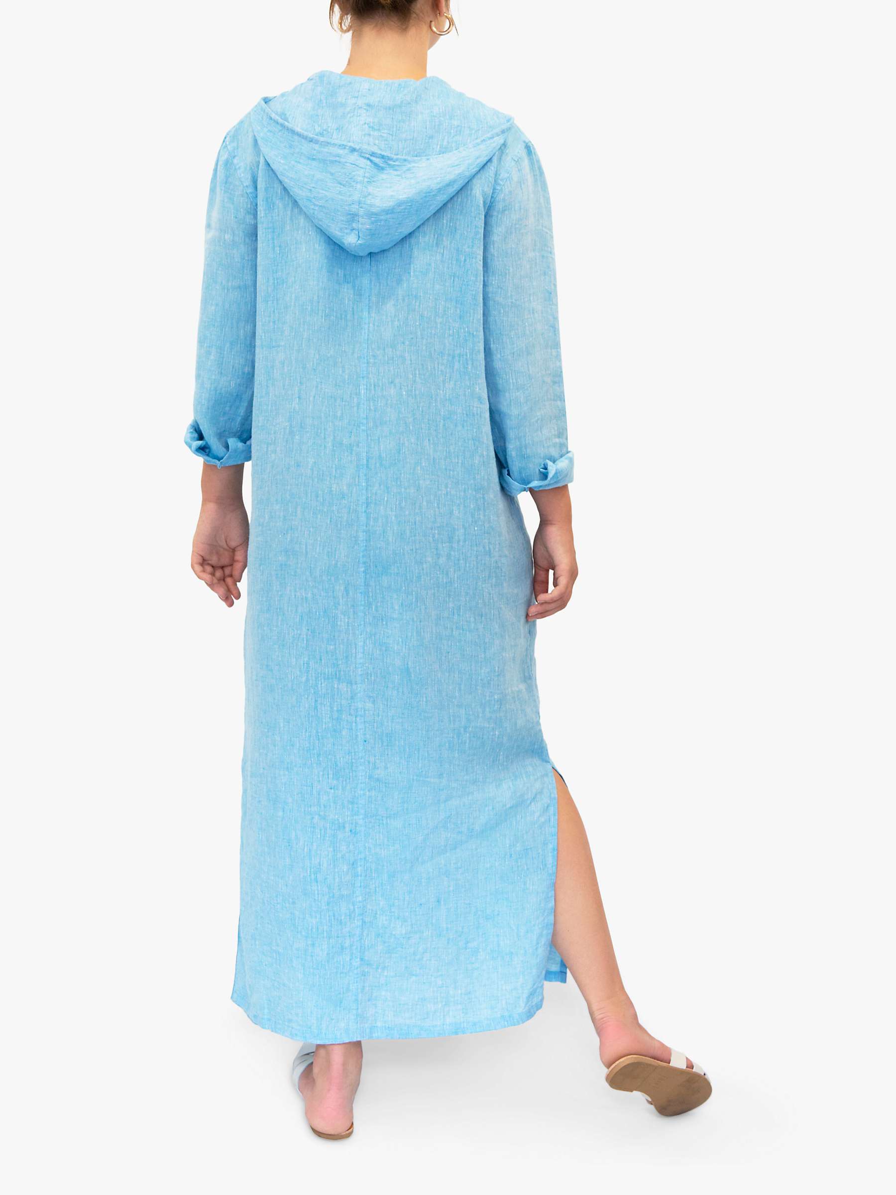 Buy NRBY Sophie Linen Hooded Maxi Dress Online at johnlewis.com