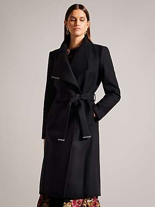 Ted Baker Rose Belted Wool and Cashmere Blend Coat