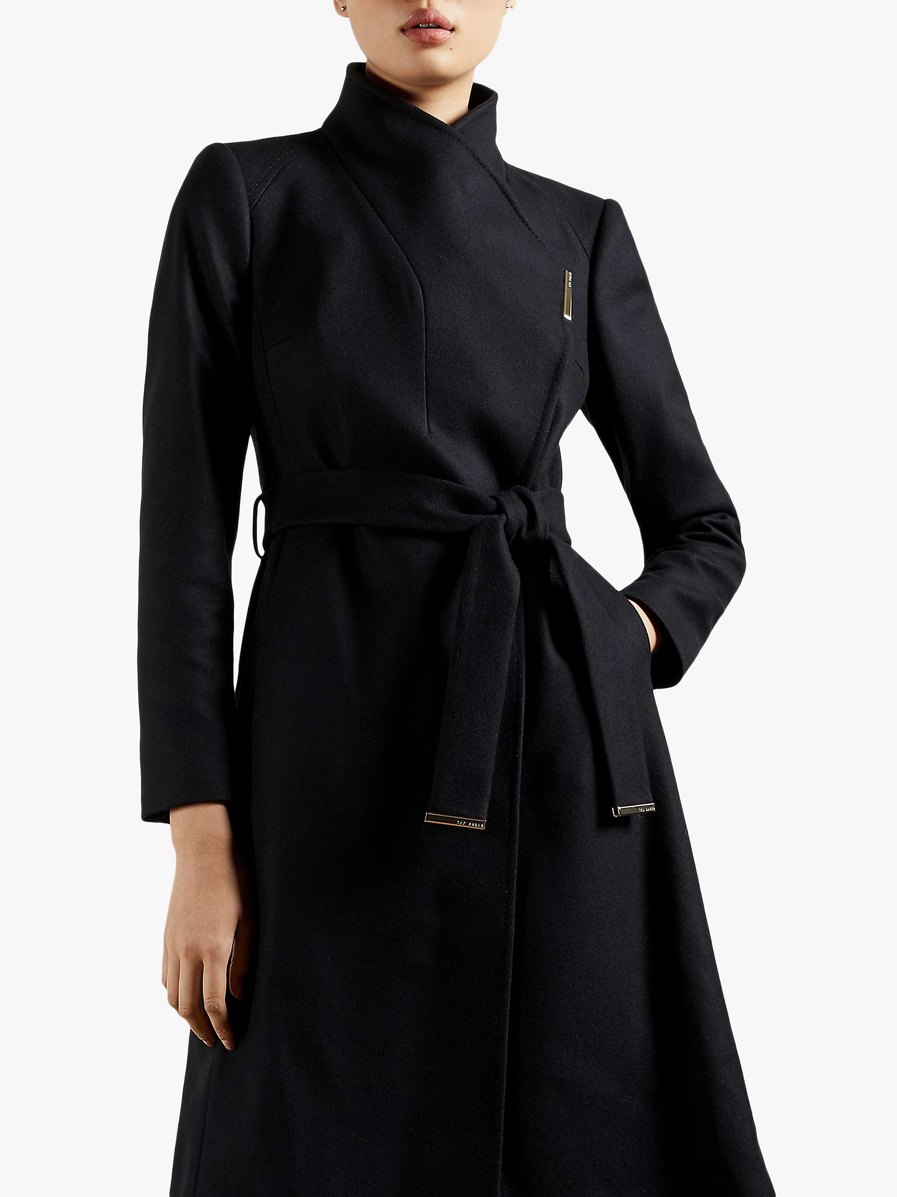 Buy Ted Baker Rose Mid Length Wool Blend Wrap Coat Online at johnlewis.com