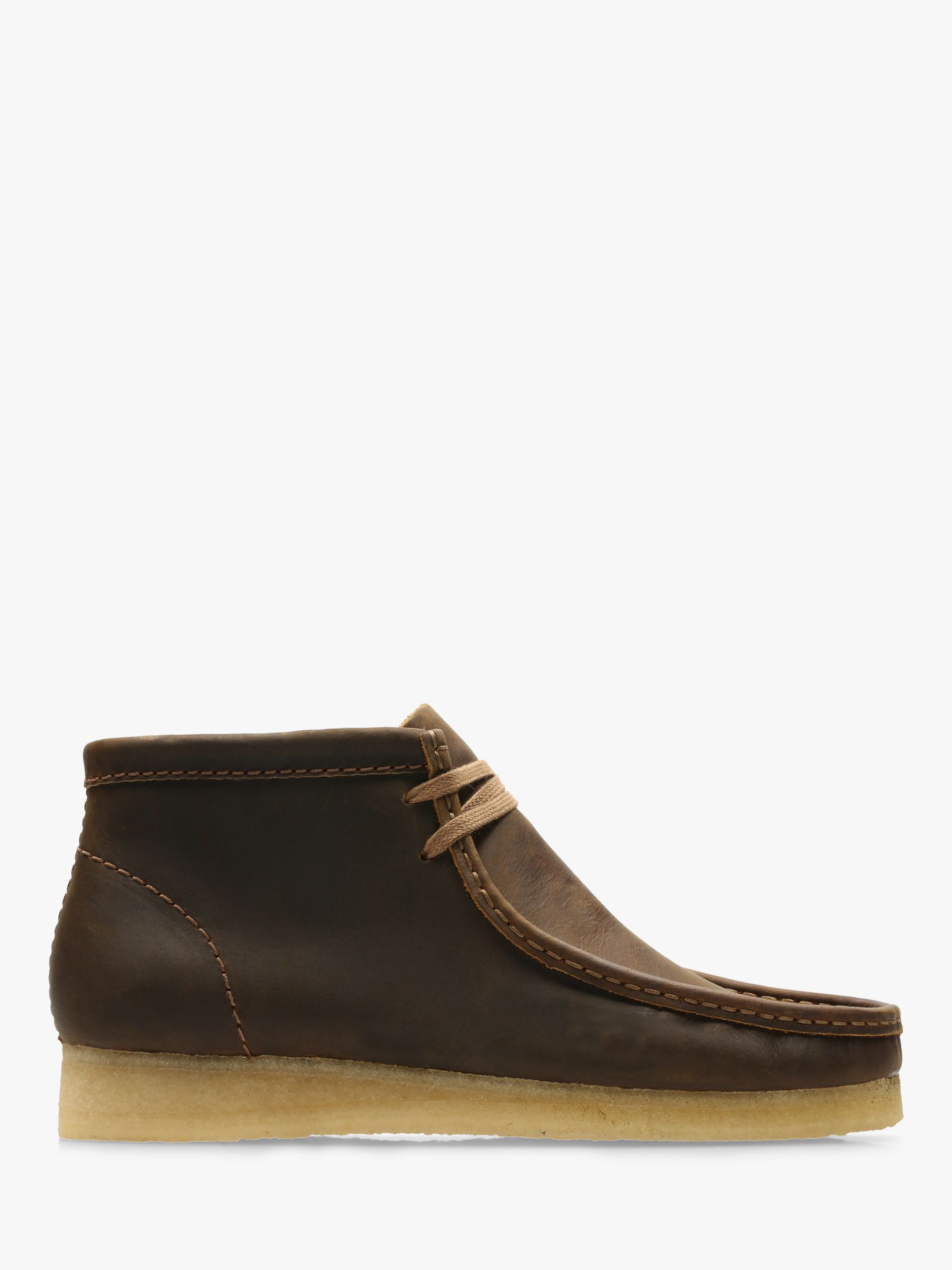 Clarks Originals Leather Wallabee Boots, Beeswax
