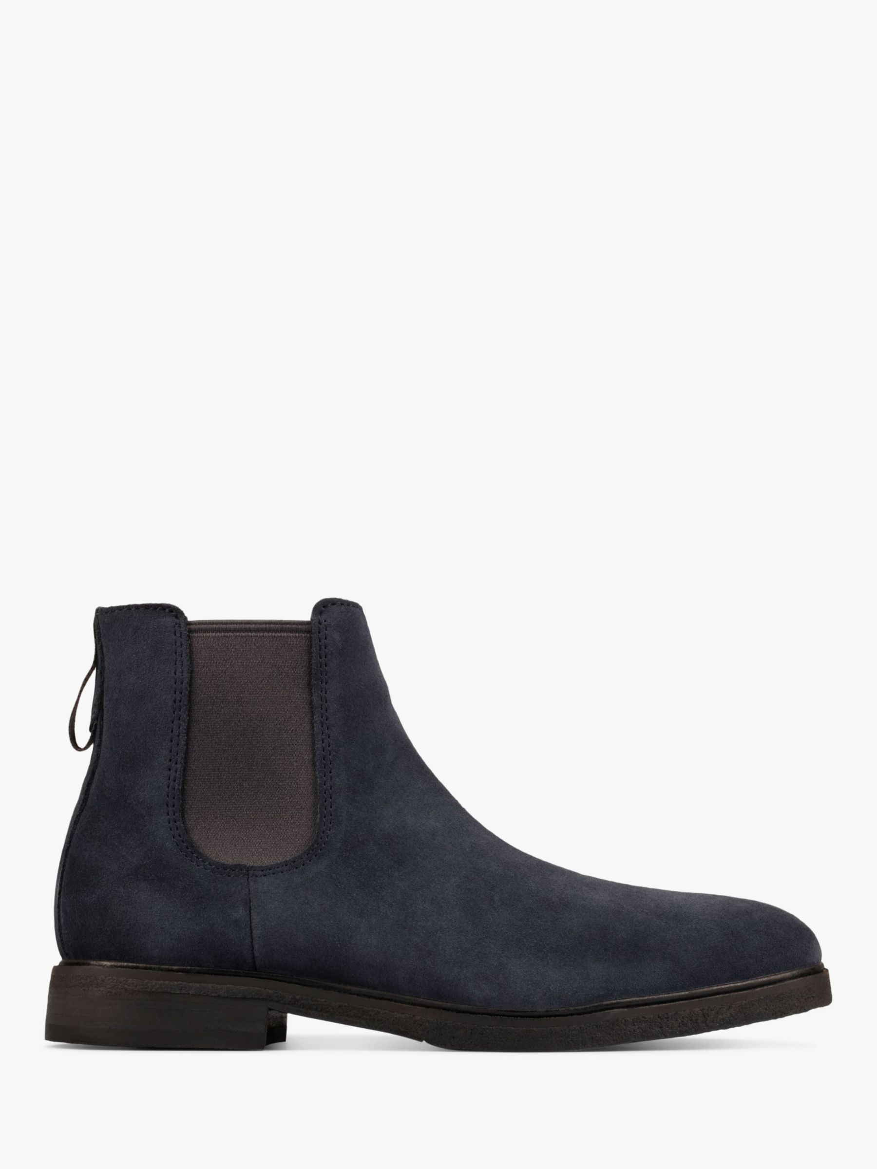 Clarks Clarkdale Gobi Suede Chelsea Boots, Navy at John Lewis & Partners