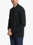 Lacoste L.13.12 Classic Regular Fit Long Sleeve Polo Shirt, Black