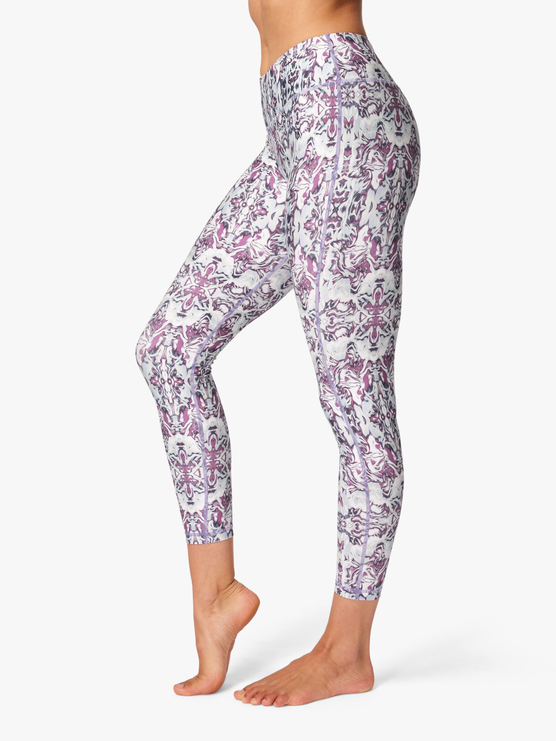 Sweaty Betty All Day Contour 7/8 Workout Leggings, Purple Dreams at ...