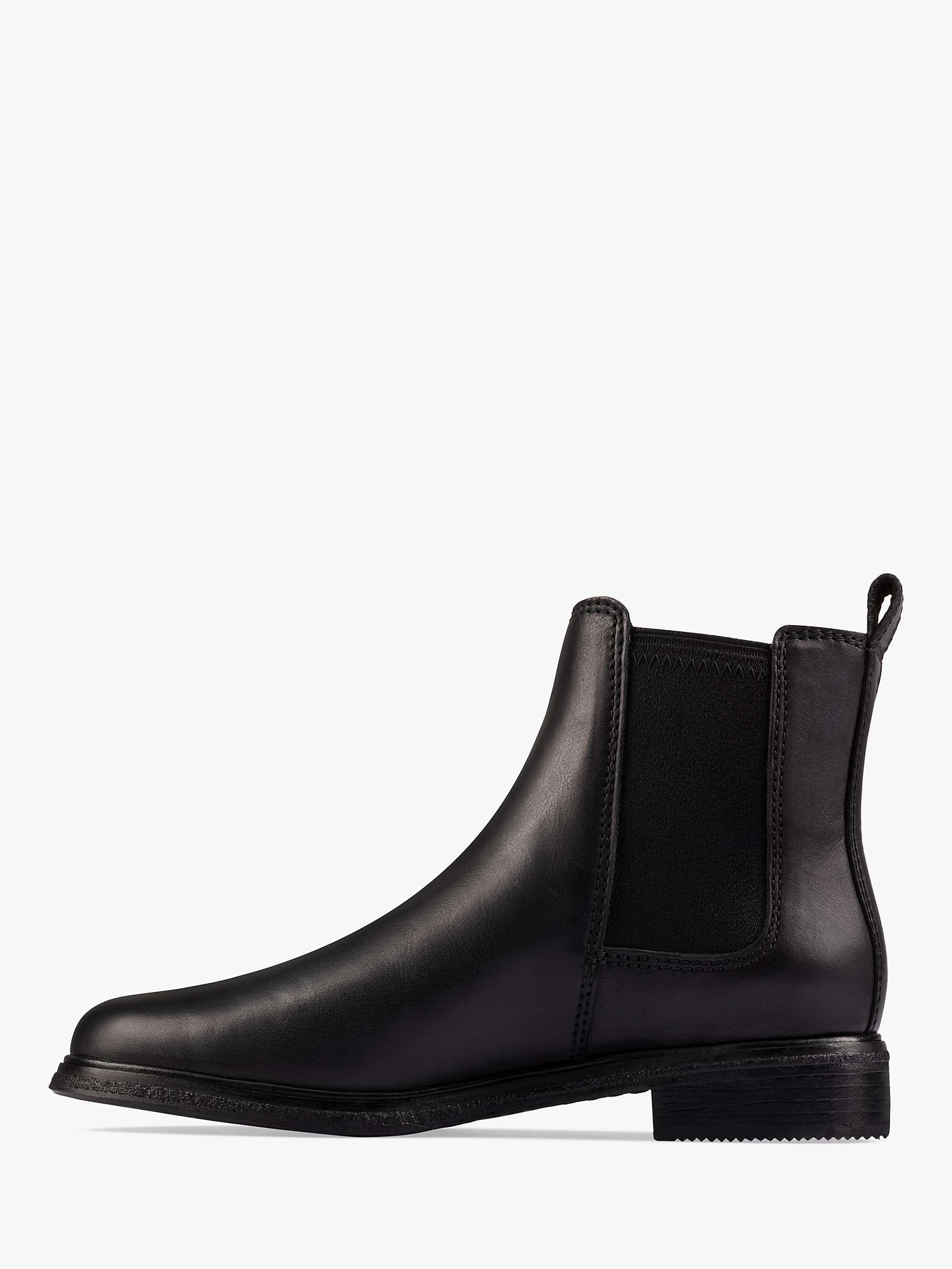 Buy Clarks Clarkdale Leather Chelsea Boots, Black Online at johnlewis.com