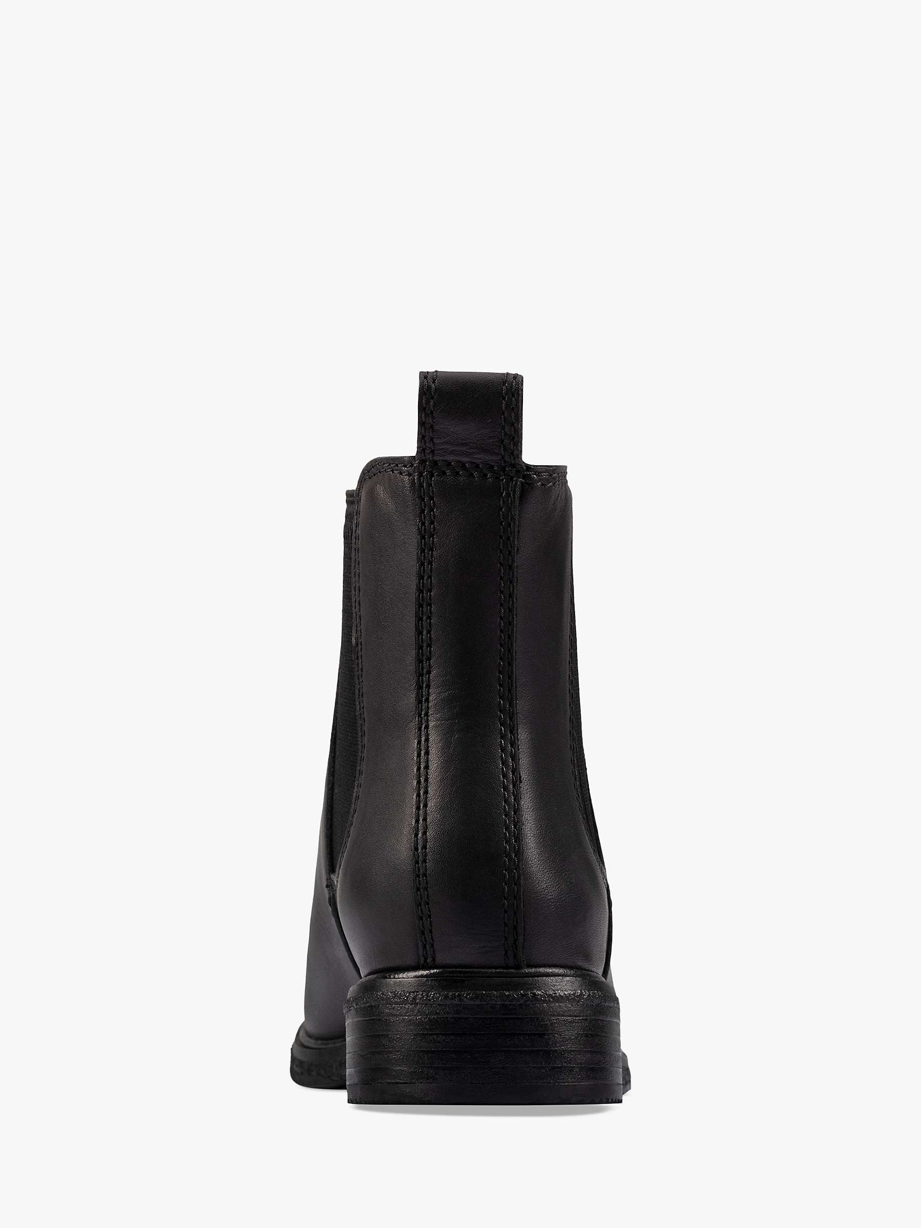 Buy Clarks Clarkdale Leather Chelsea Boots, Black Online at johnlewis.com