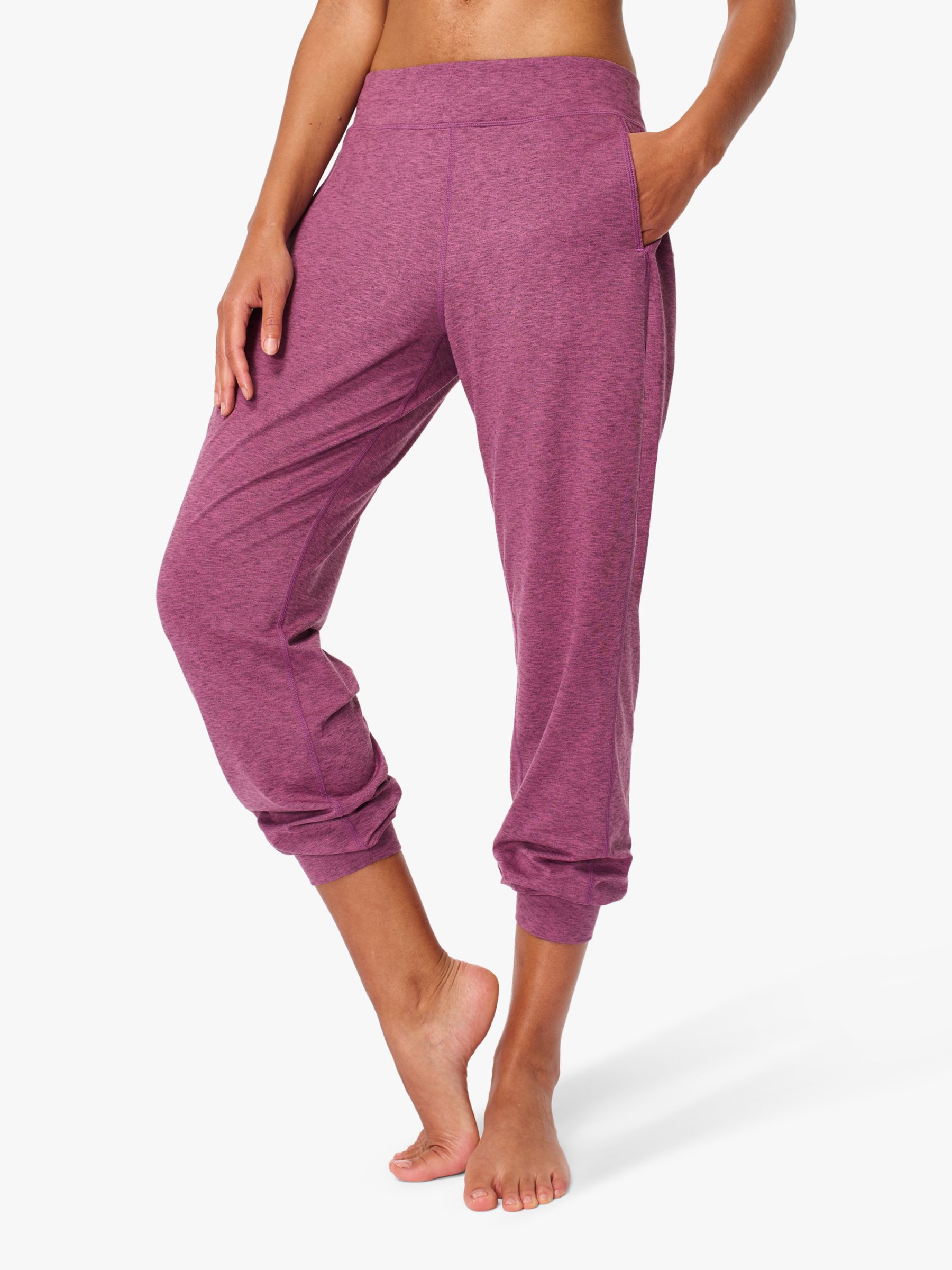 Sweaty Betty Gary Yoga Pants, Moonrock Purple Marl, XXS