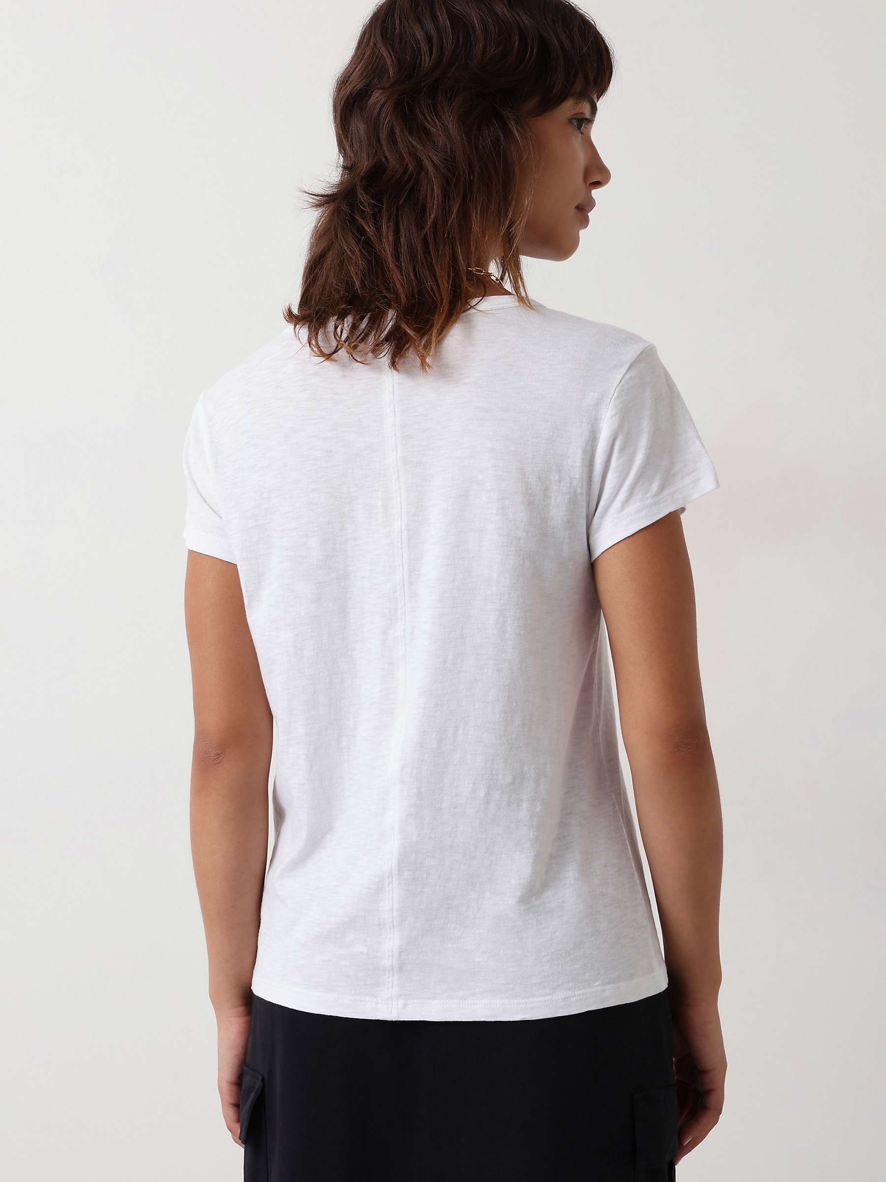 Buy HUSH Slim Fit Cotton Crew Neck T-Shirt Online at johnlewis.com