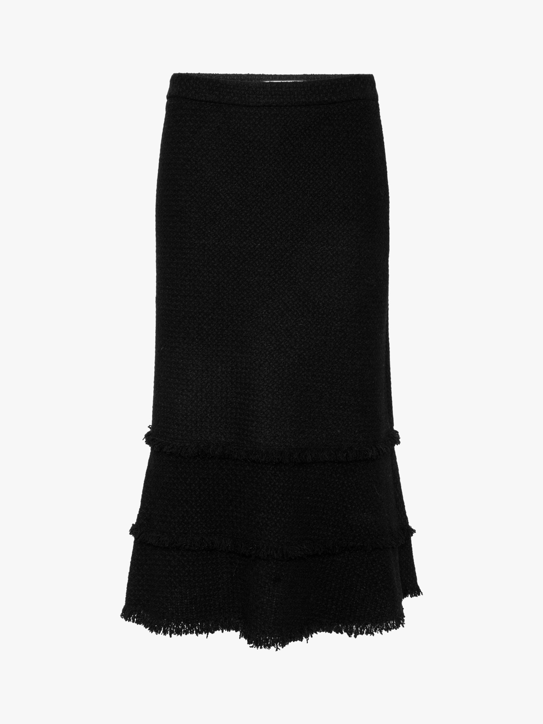 Gerard Darel Matilda Tulip Midi Skirt, Black at John Lewis & Partners