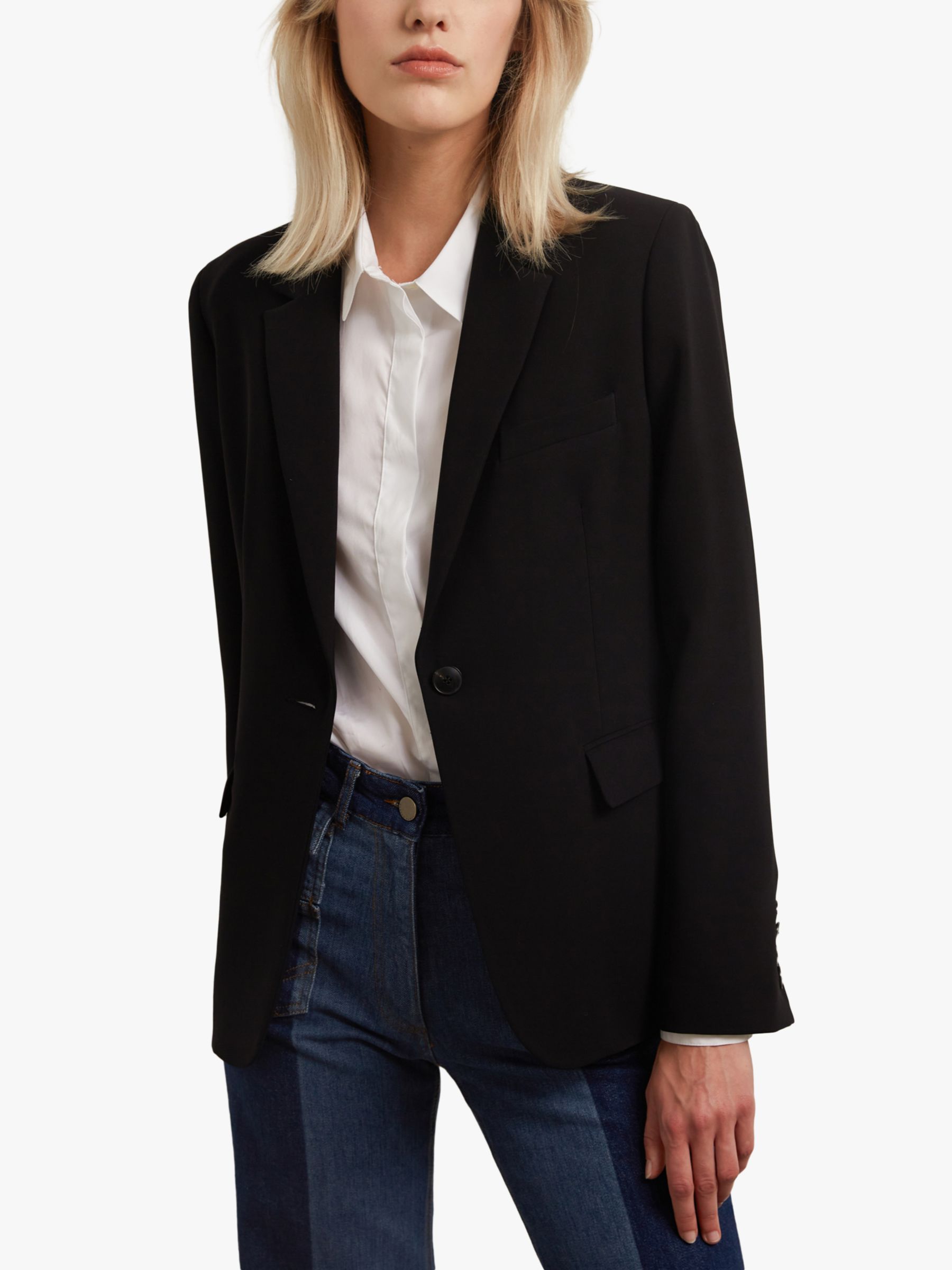 3605138751168 Gerard Darel Bruna Blazer Jacket Black 90% polyester, 10% polyurethane 14 female