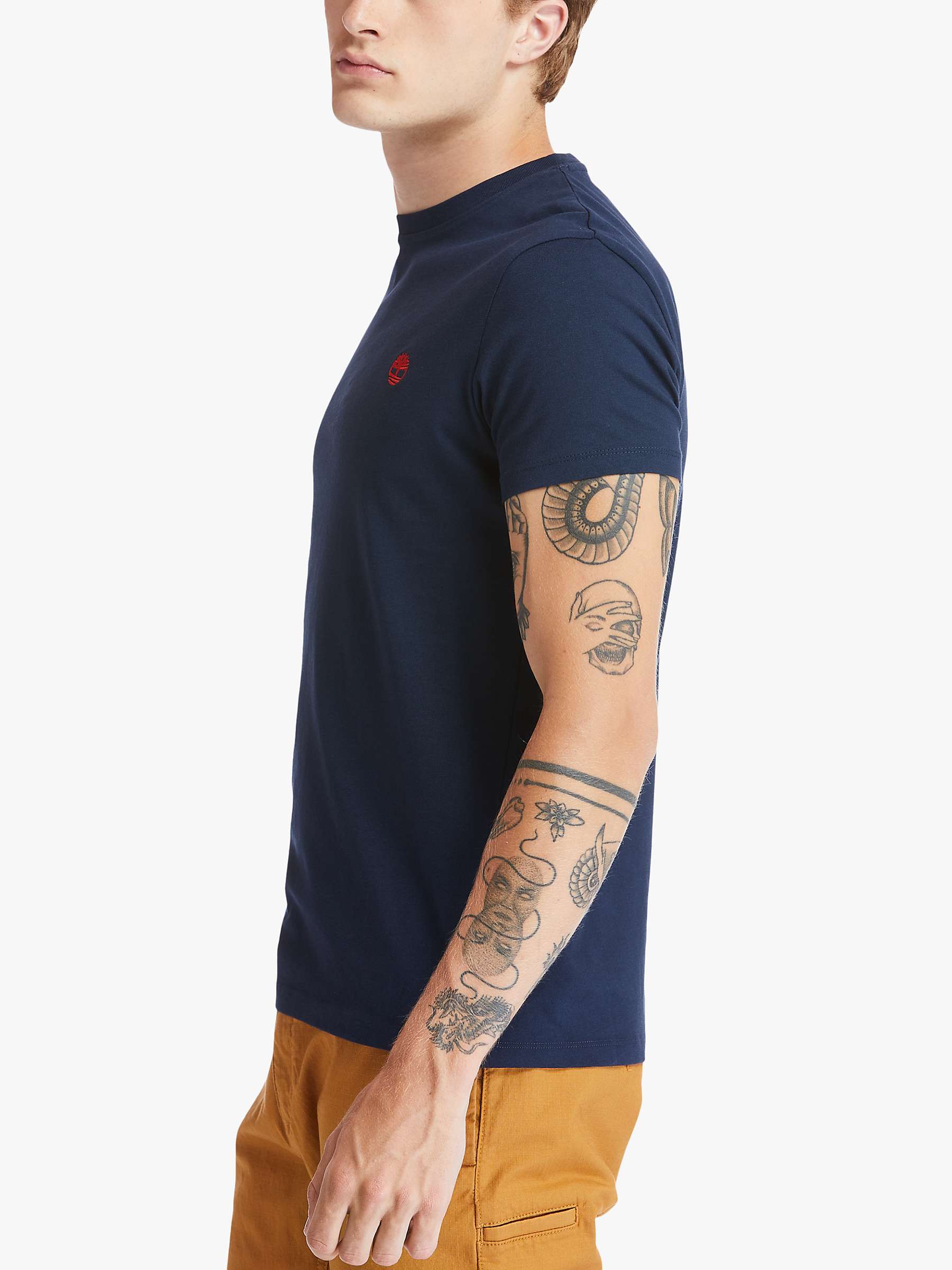 Buy Timberland Dunstan Short Sleeve Logo T-Shirt Online at johnlewis.com